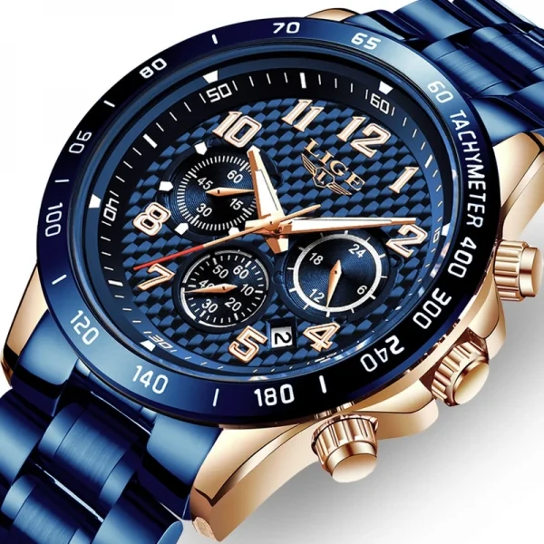 שעון יד מפואר לגברים LIGE