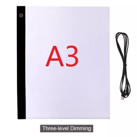 לוח ציור עם תאורת לד A3 - A3